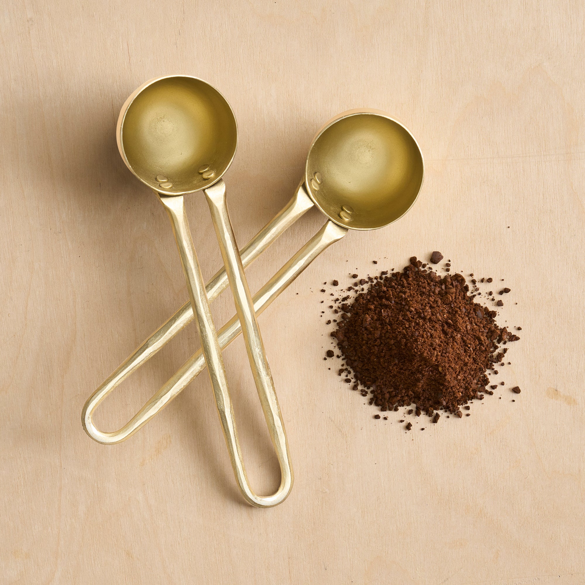 Forge Pewter Coffee Scoops - Set of 2