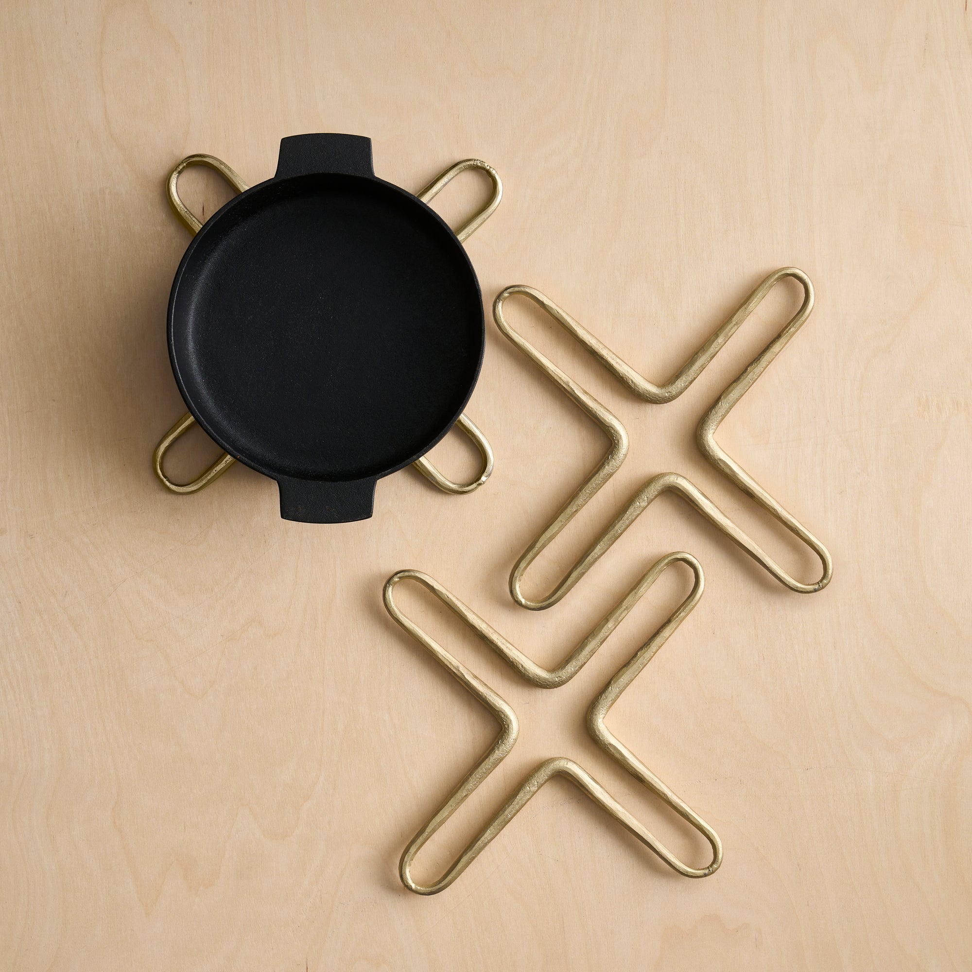 Forge Pewter Trivets - Set of 2