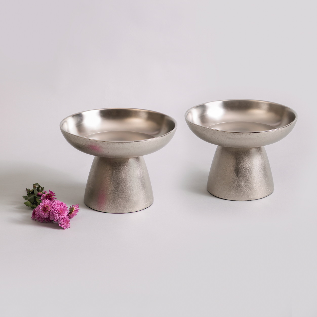 Stinson Nickel Small Pedestal