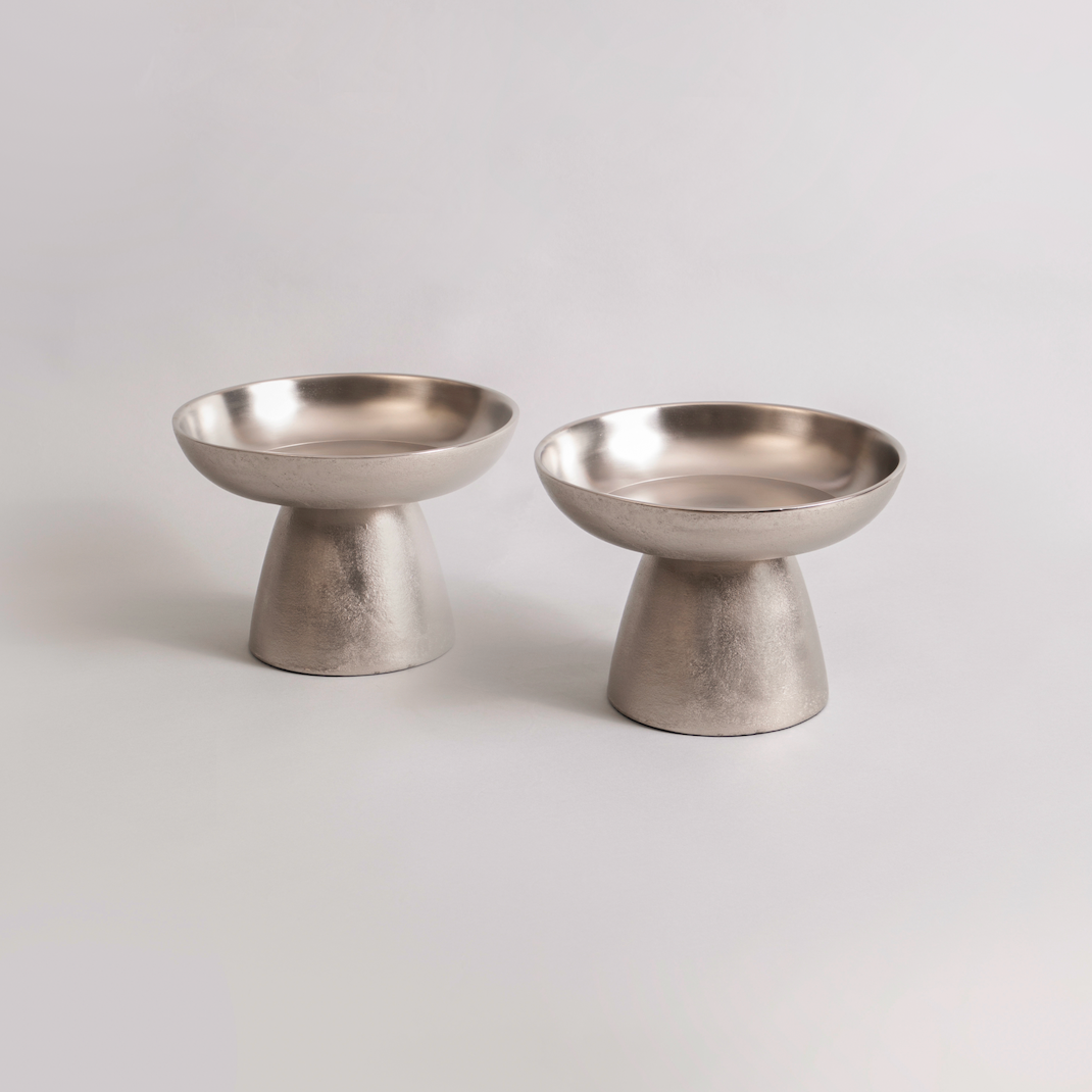Stinson Nickel Small Pedestal