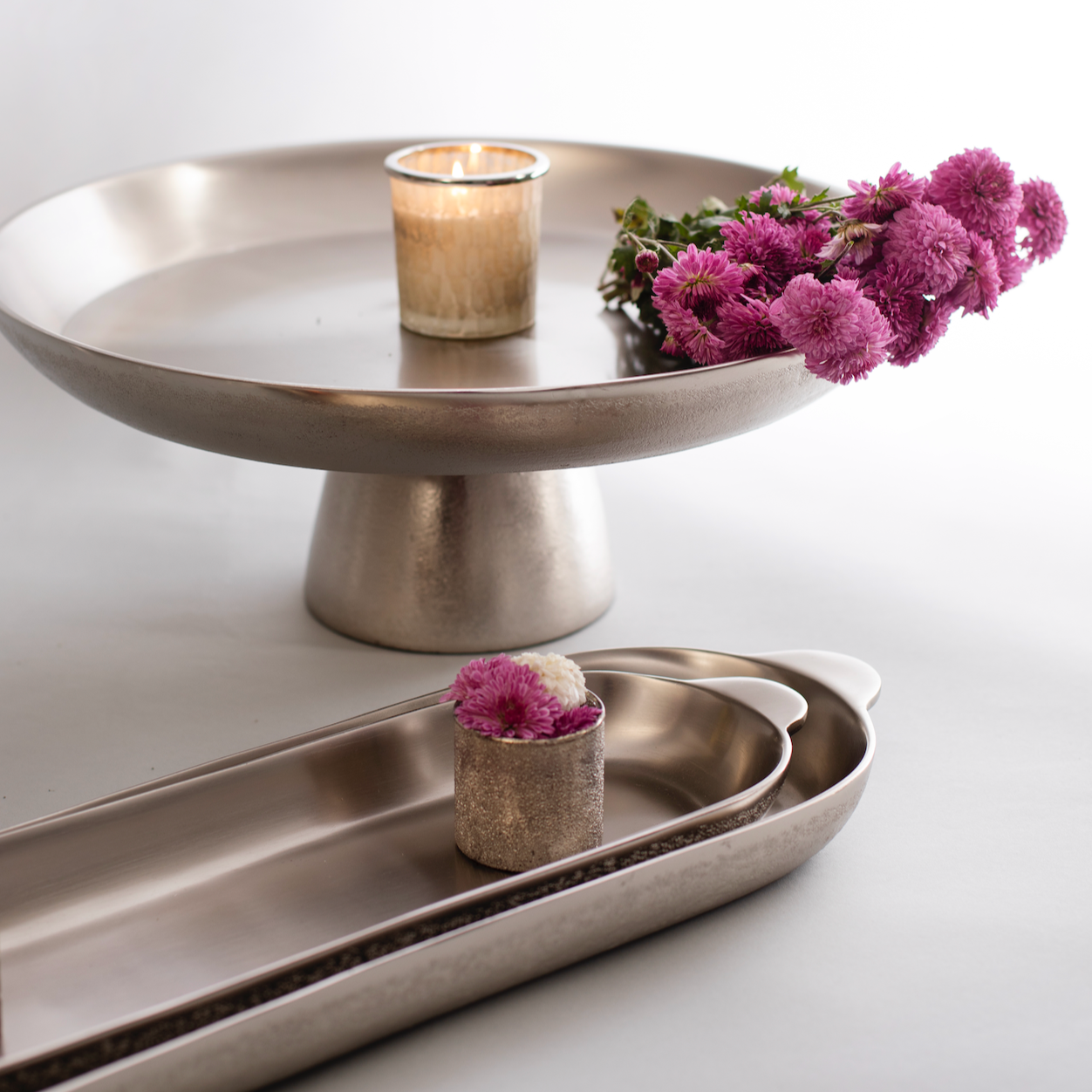 Stinson Nickel Large Pedestal