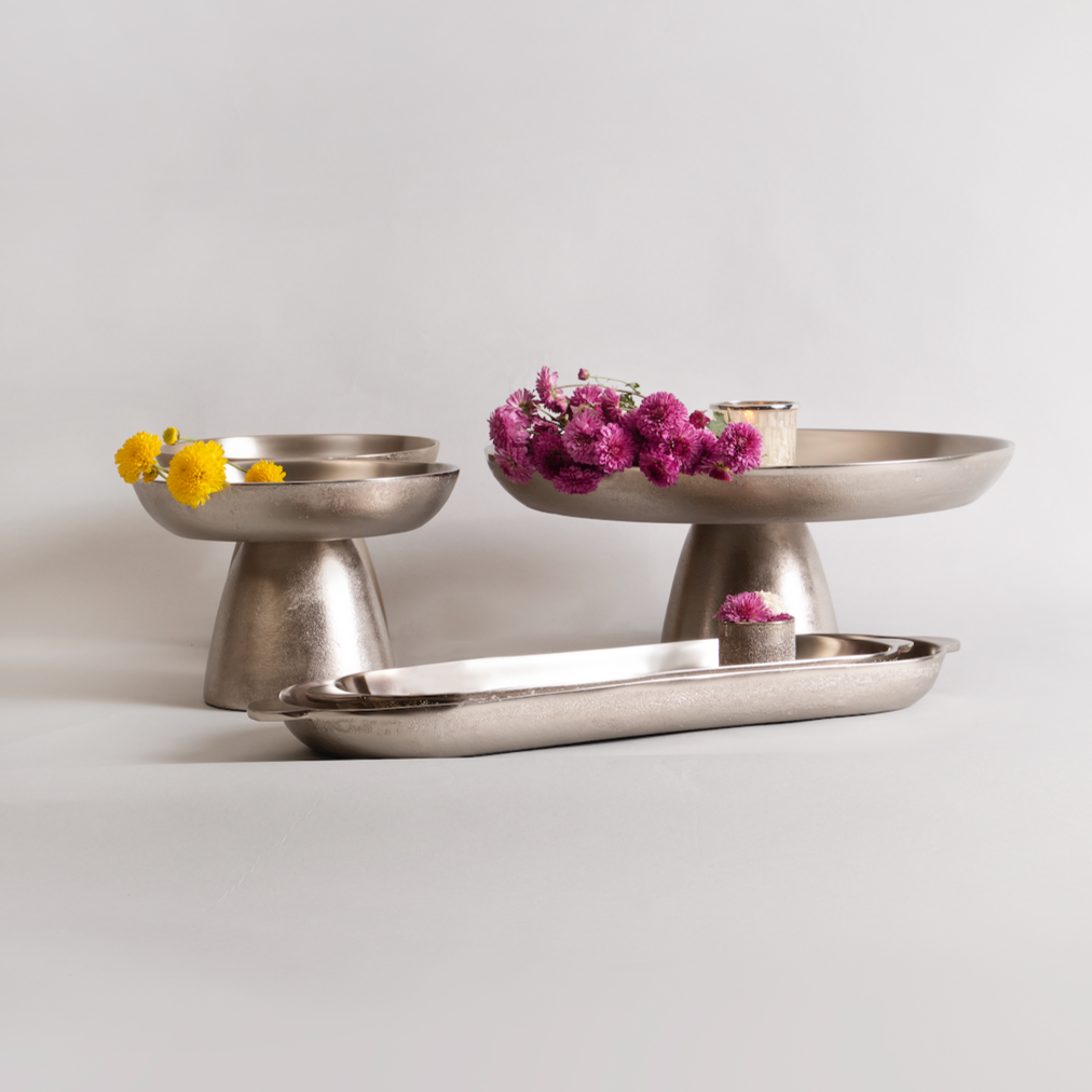 Stinson Nickel Small Pedestal