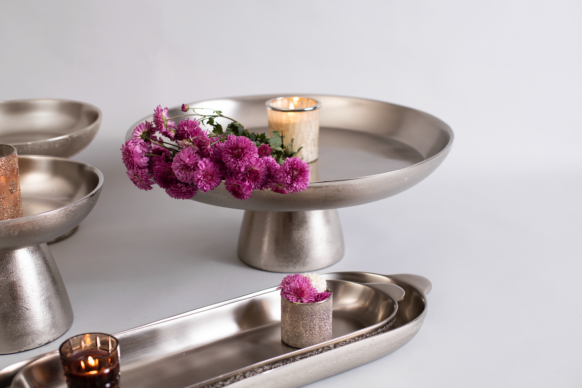 Stinson Nickel Large Pedestal