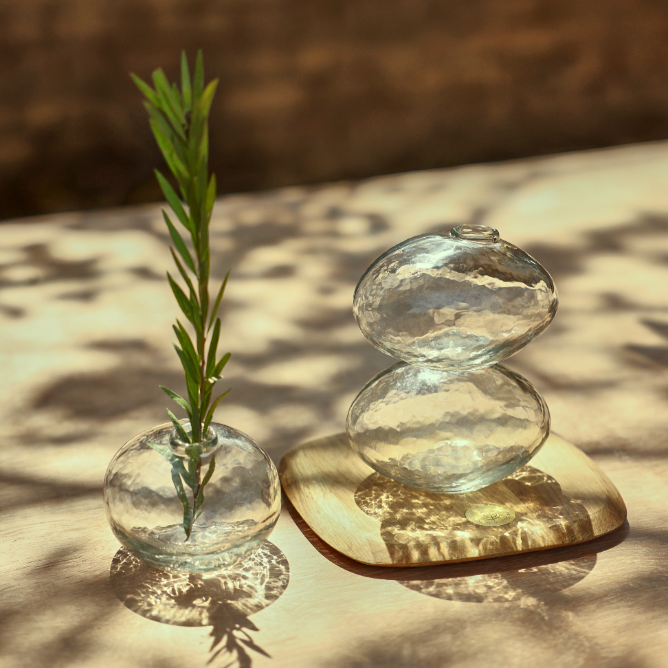 Pebbled Natura Vases - Set of 3