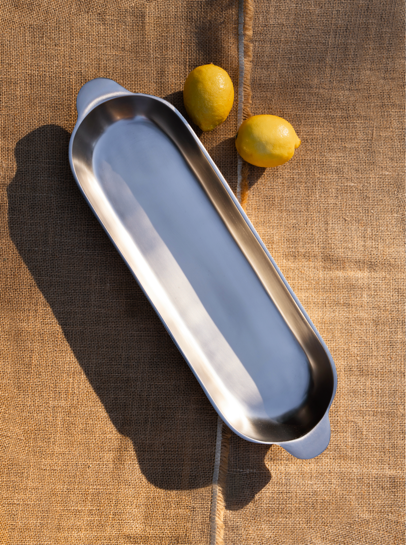Stinson Nickel Long Trays - Set of 2